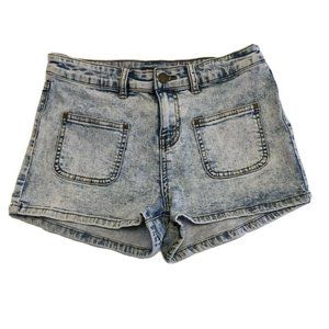 Billabong‎ Denim Jeans Shorts Womens Size 28 Acid Wash